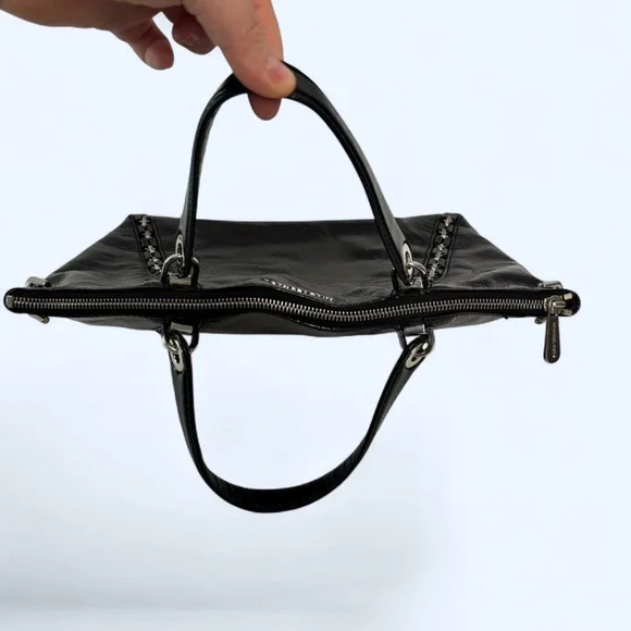 Michael Kors Shiny Black Shoulder Bag - Picture 2 of 8